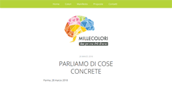 Desktop Screenshot of millecolori.org