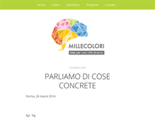 Tablet Screenshot of millecolori.org